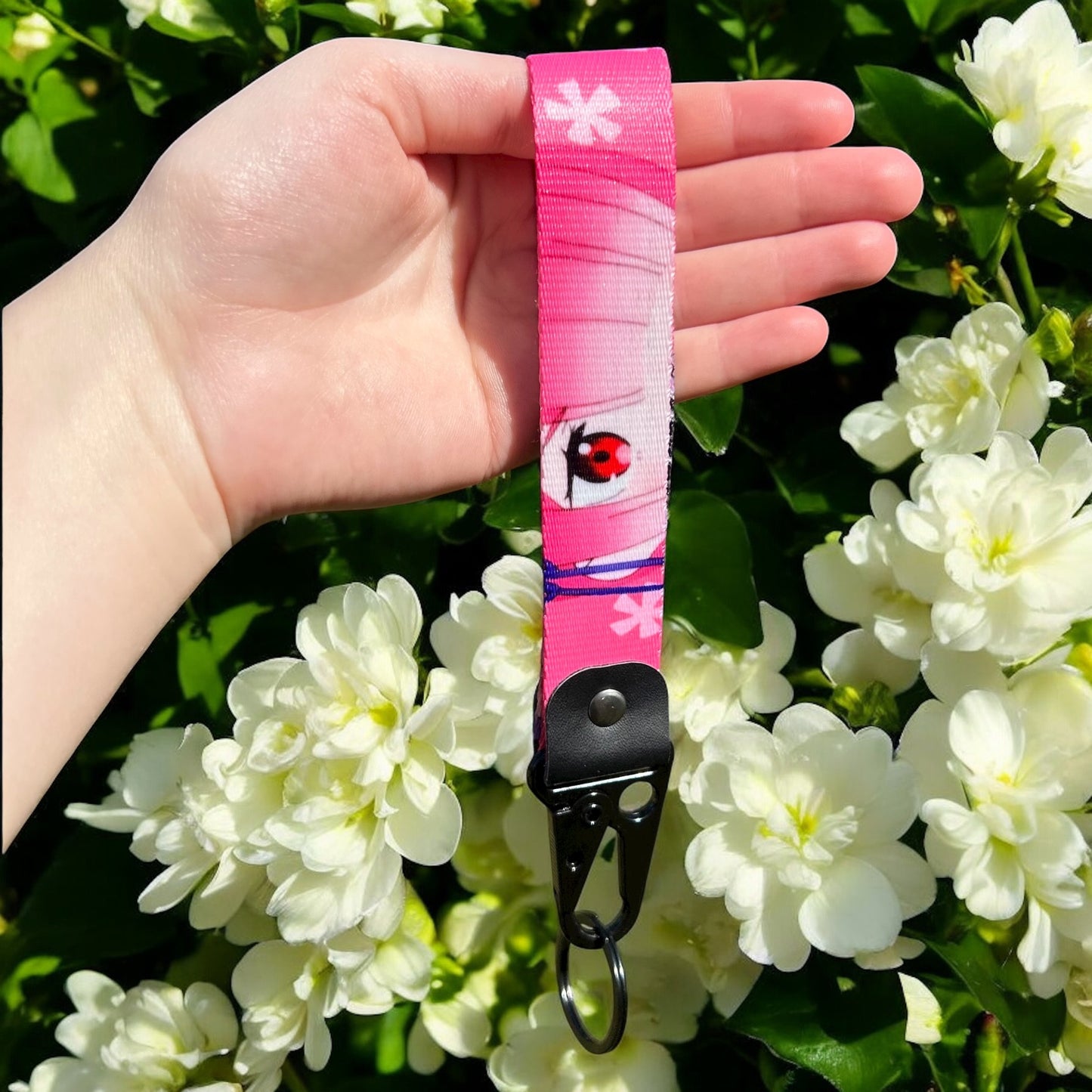 Pink-Haired Maid Keychain Strap