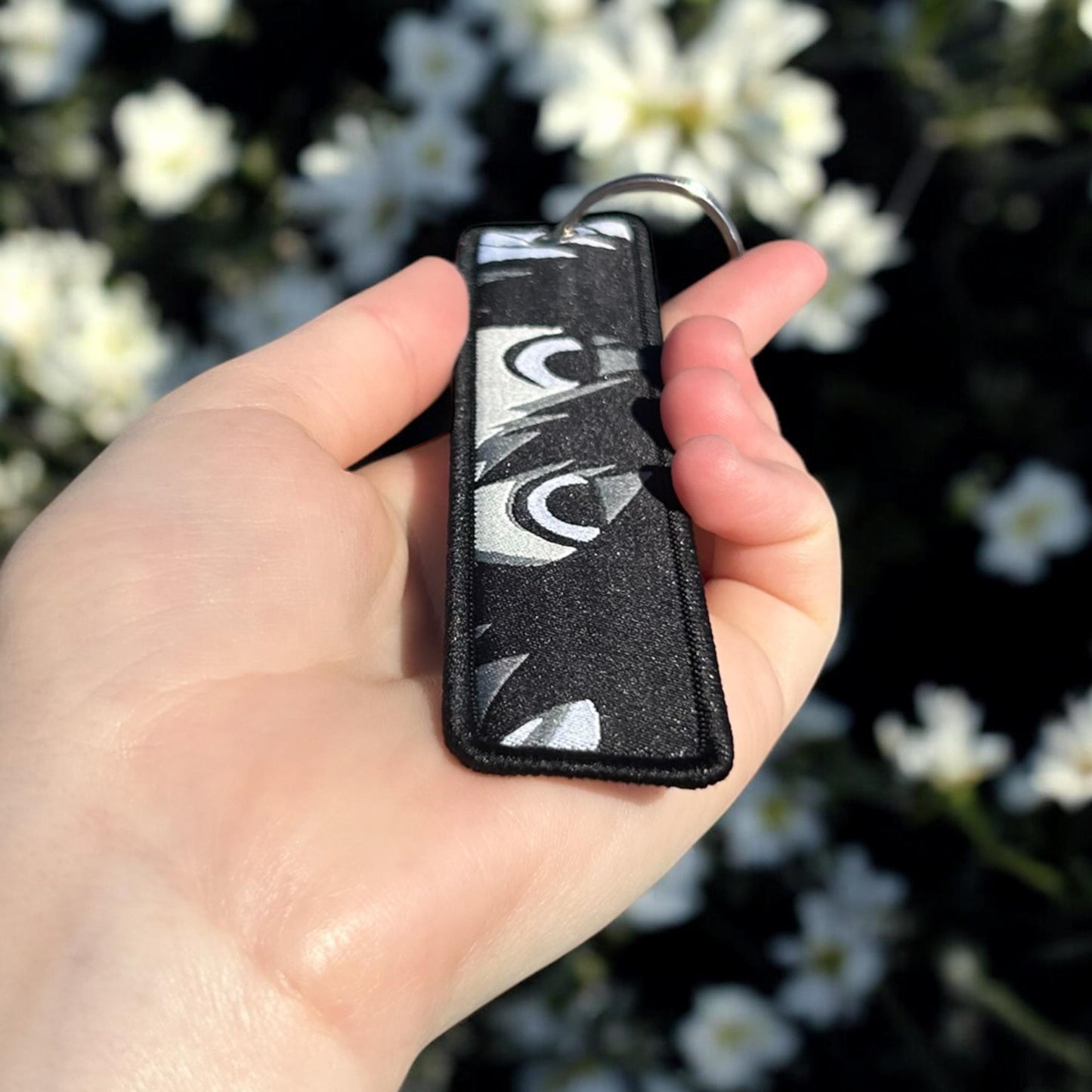 Justice & Chaos Embroidered Keychain