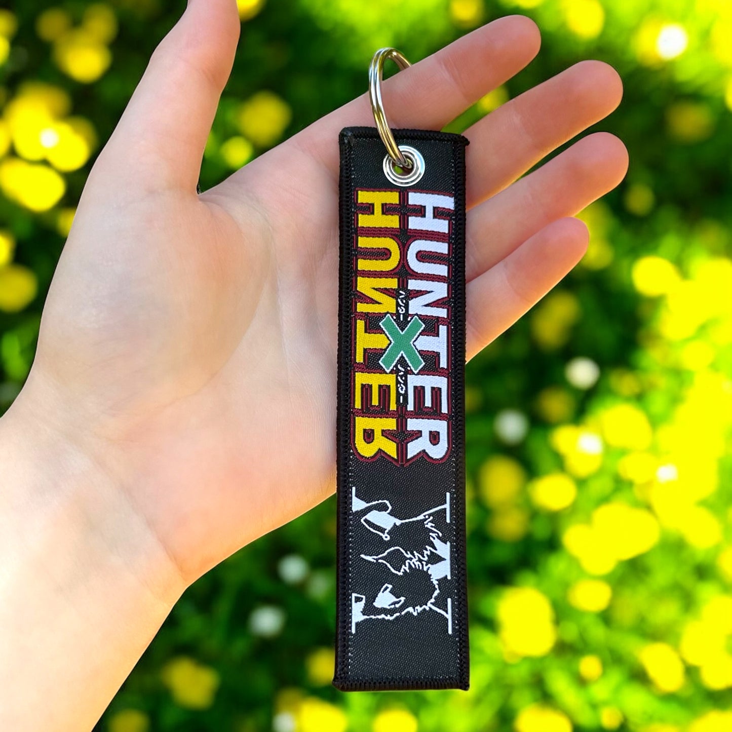 Lightning & Light Embroidered Keychain