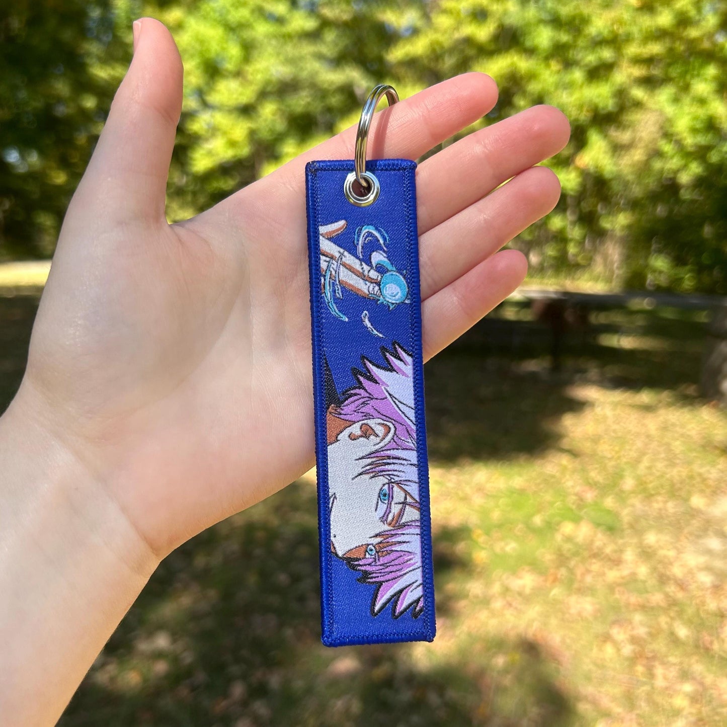 Infinity Sorcerer Embroidered Keychain