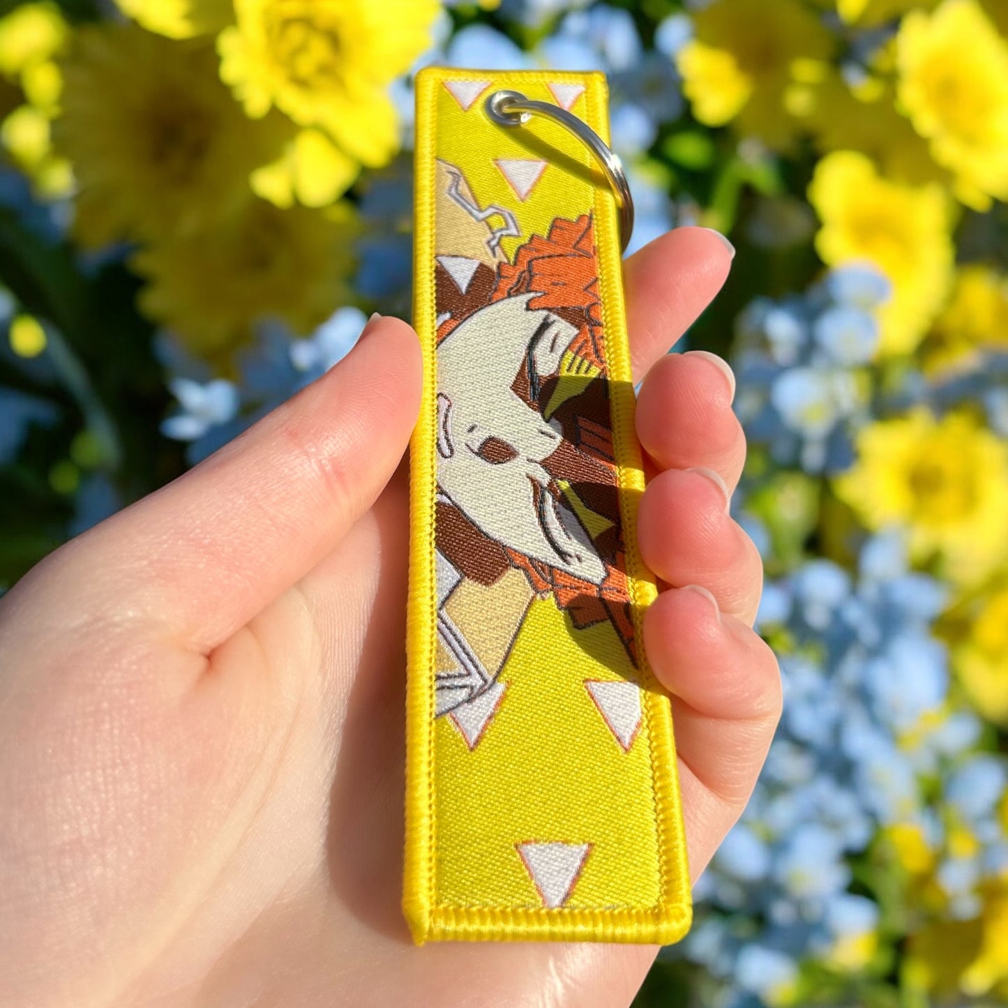 Flash-step Embroidered Keychain