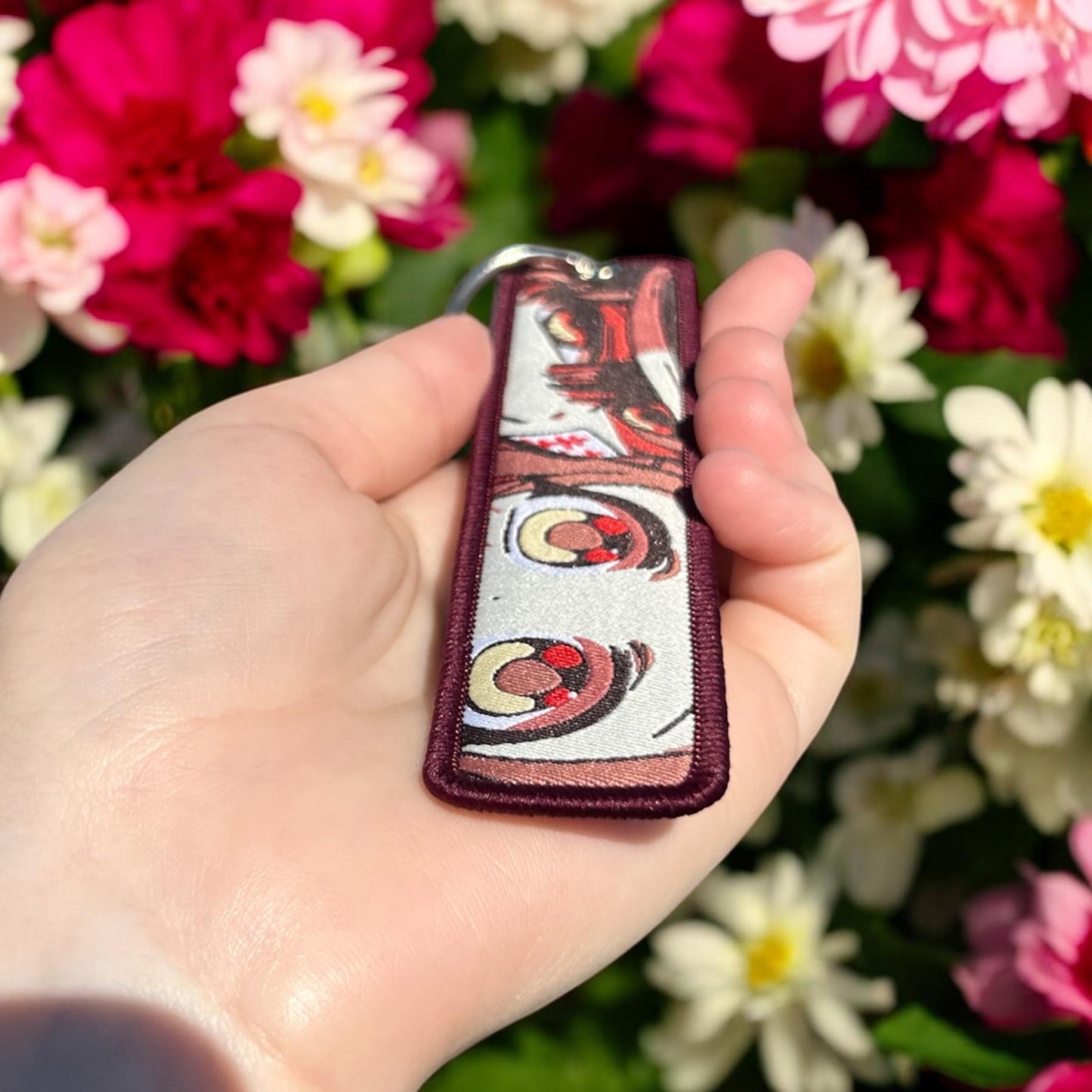 Spirit Friends Embroidered Keychain