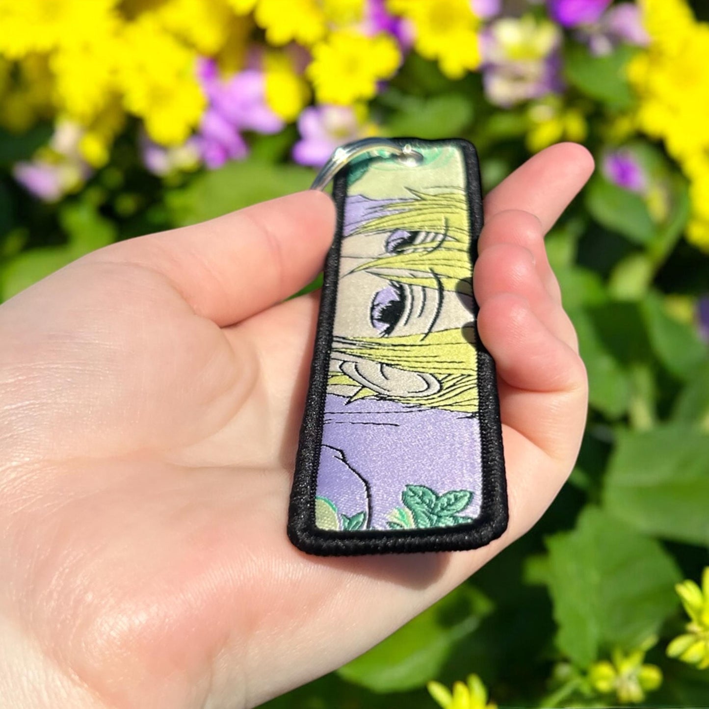 Flirty Prince Embroidered Keychain