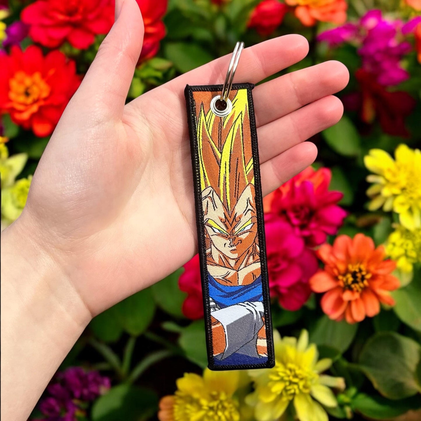 Dual Form Embroidered Keychain