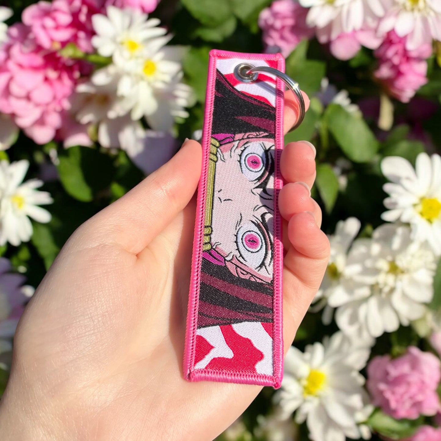 Gentle Fury Embroidered Keychain