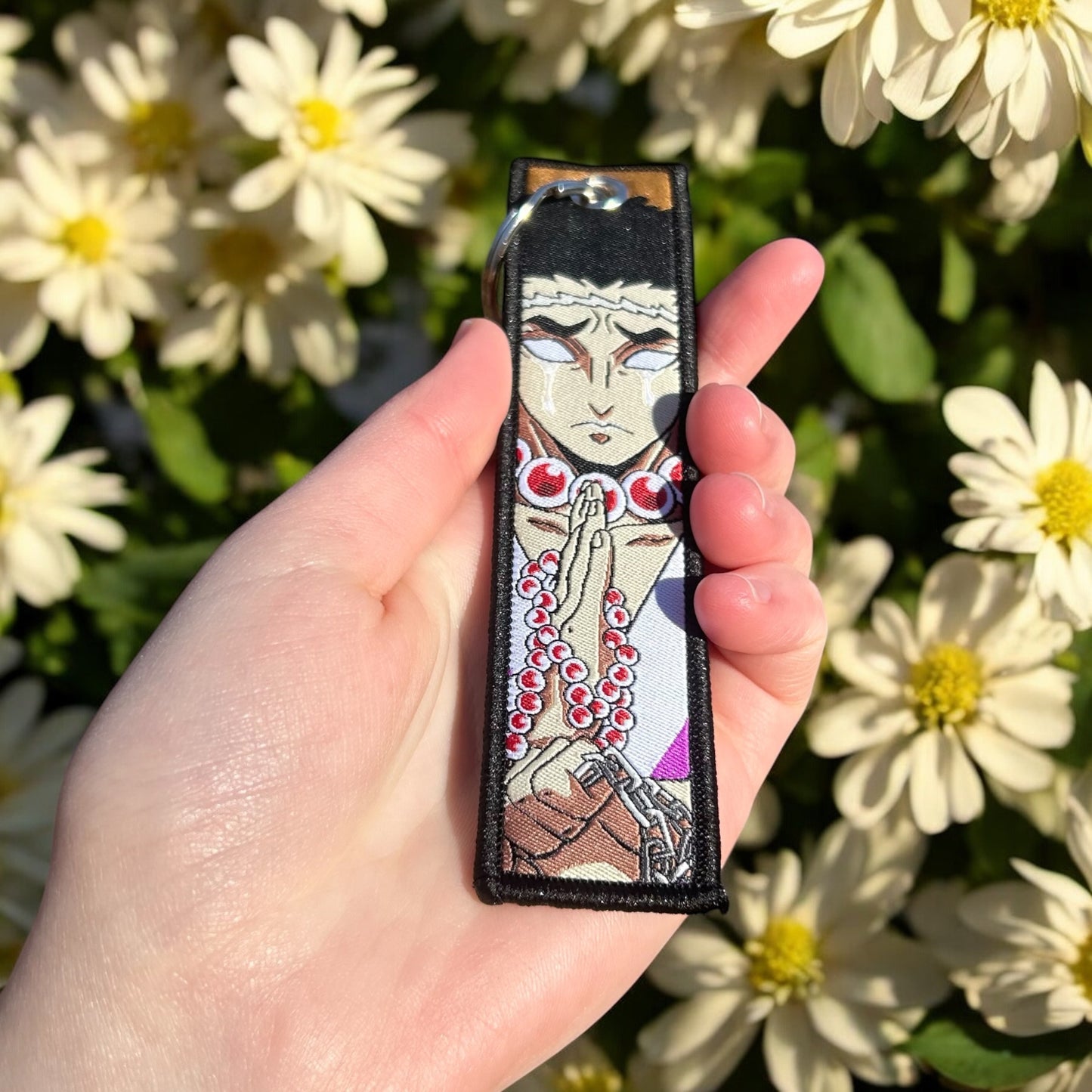 Tears of Stone Embroidered Keychain