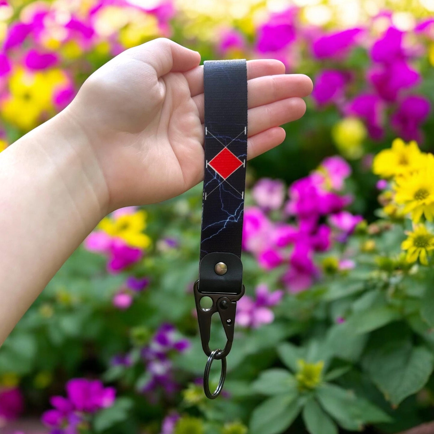 Quiet but Deadly Fighter Keychain Strap