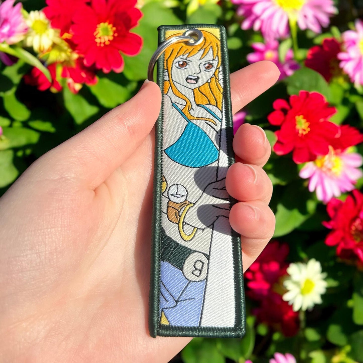 Stylish Explorer Embroidered Keychain