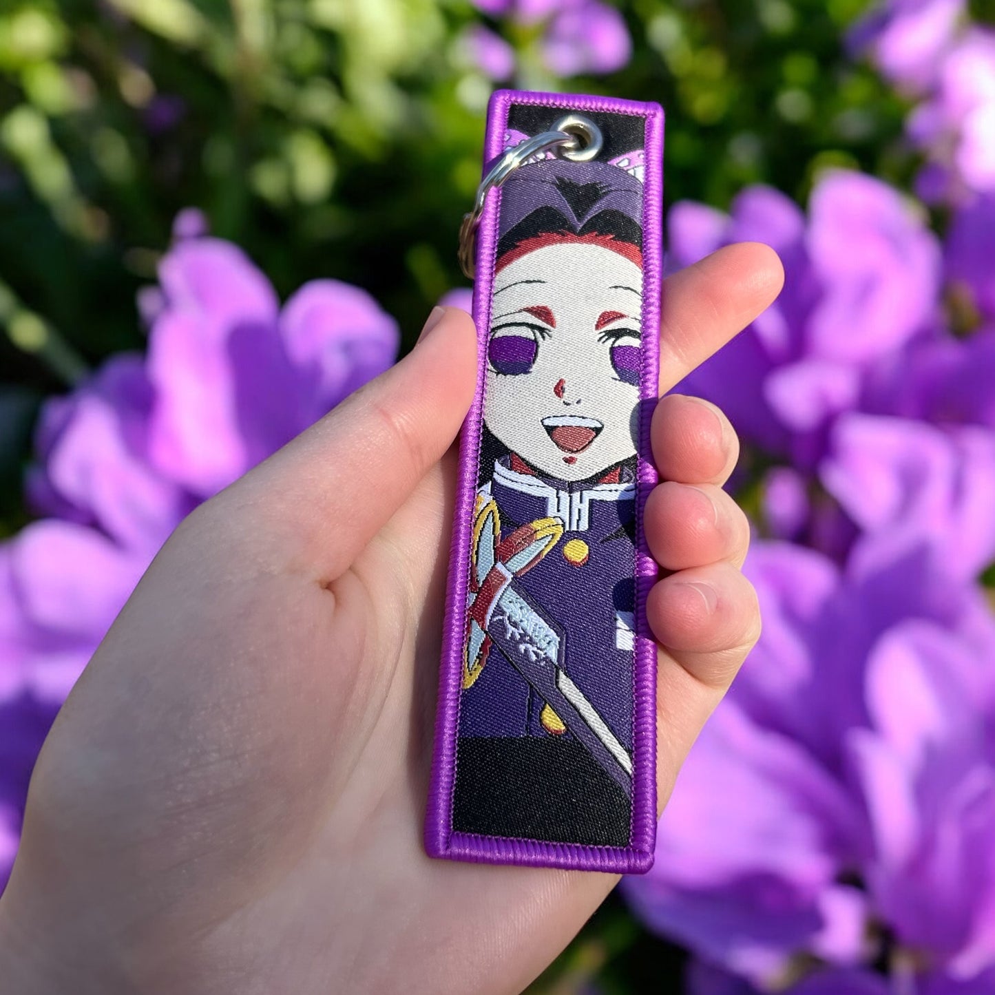 Butterfly’s Bite Embroidered Keychain