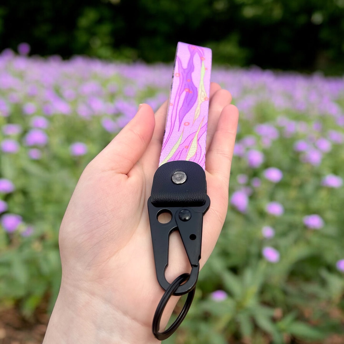 Gentle Petal Keychain Strap