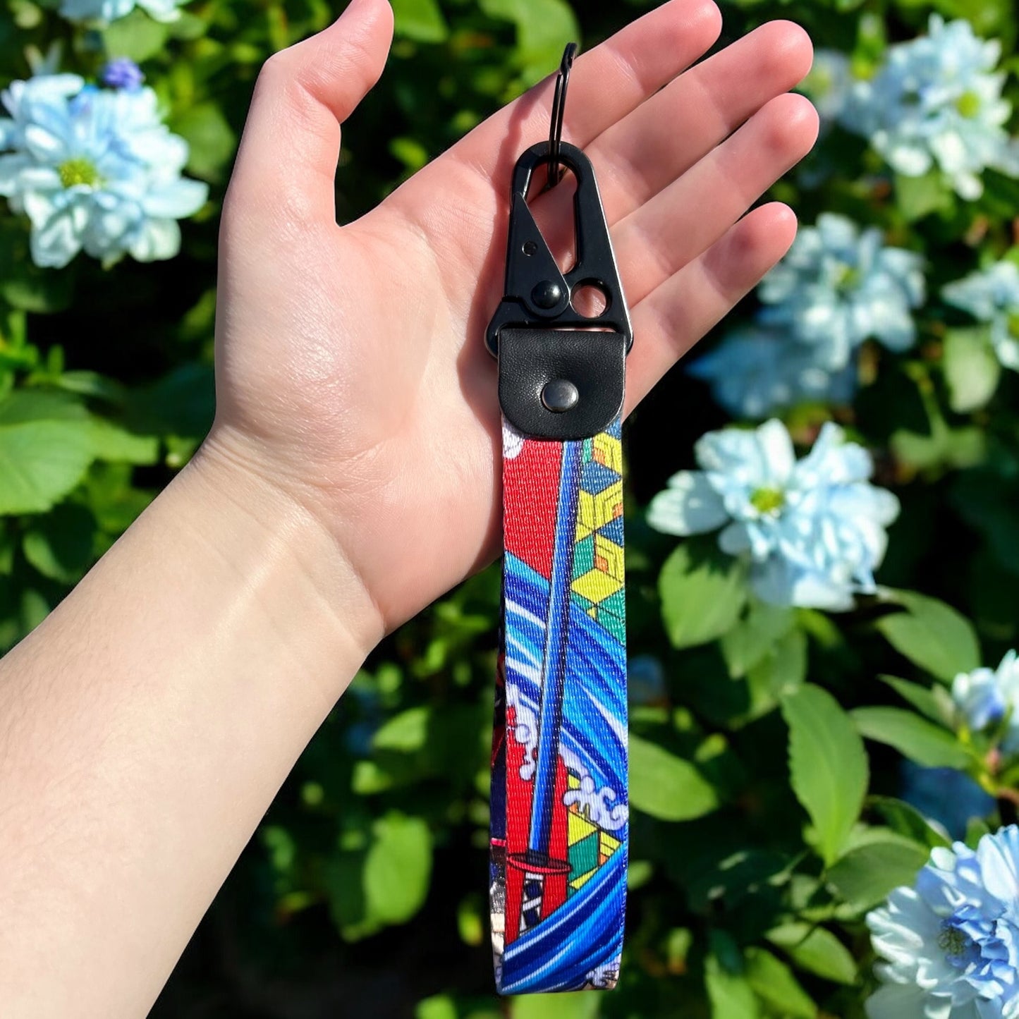 Silent Wave Keychain Strap