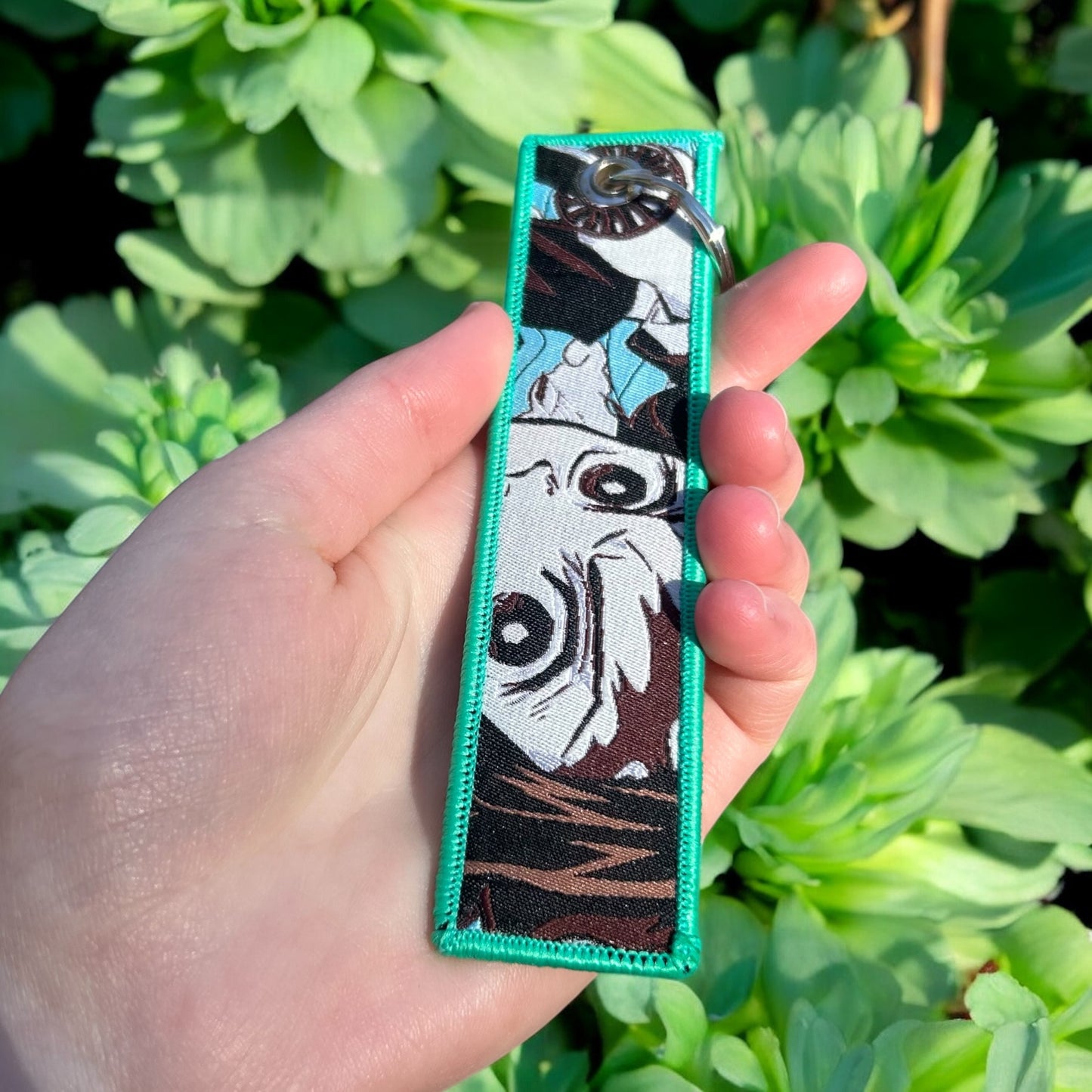 Heart of the Mountain Embroidered Keychain