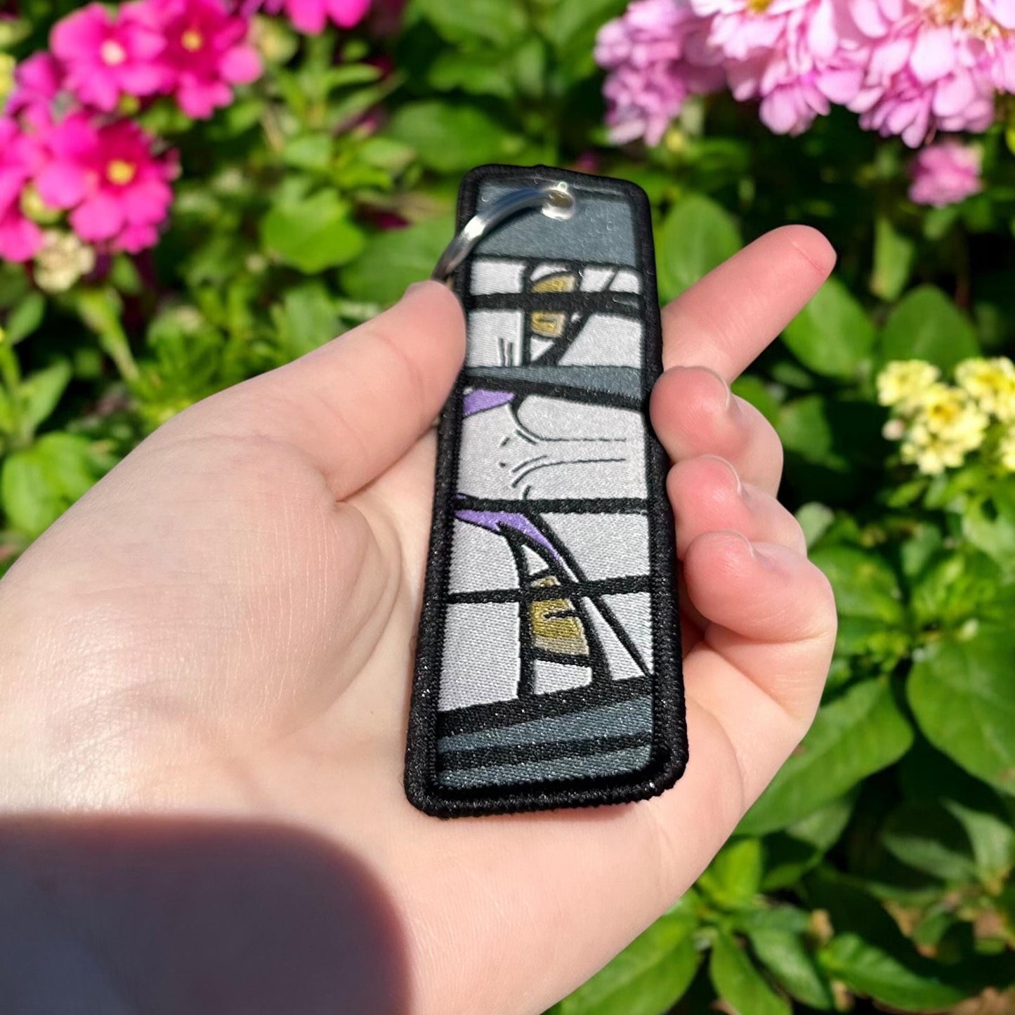 Cunning Snake Master Embroidered Keychain