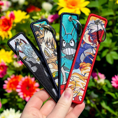 Power Clash Embroidered Keychain Bundle