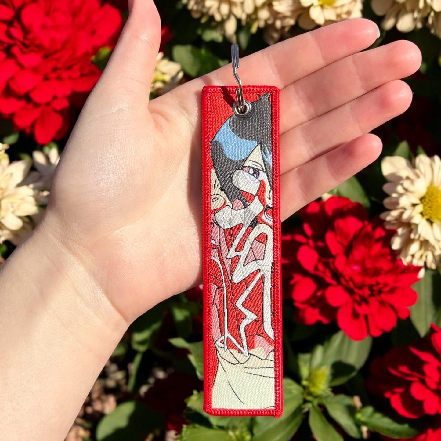 Ice Warrior Embroidered Keychain