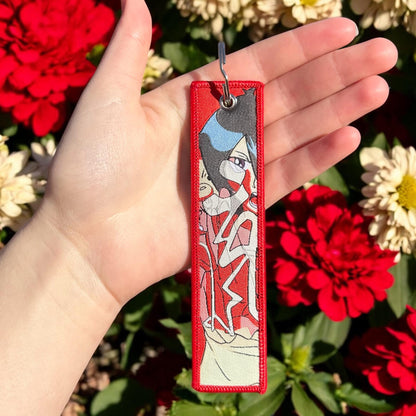 Ice Warrior Embroidered Keychain