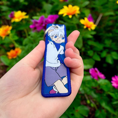 Electric Hunter Embroidered Keychain