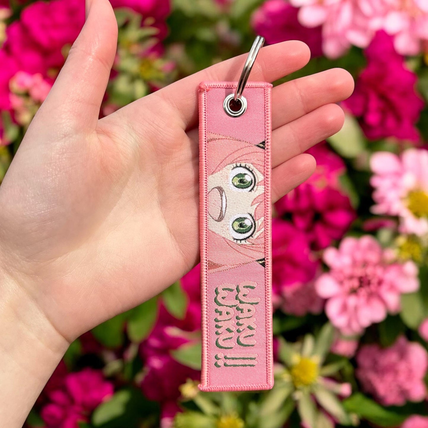 Little Esper Embroidered Keychain