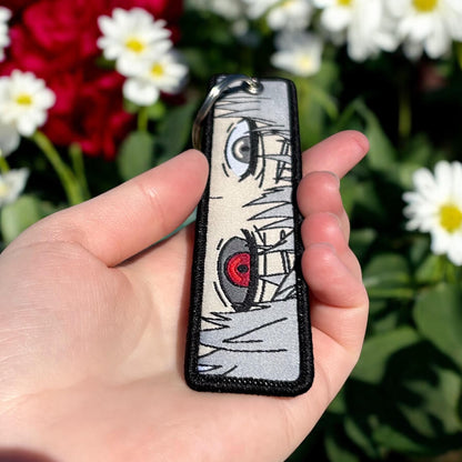 Masked Ghoul Embroidered Keychain