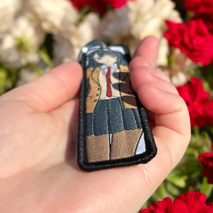 Bunny Girl Embroidered Keychain