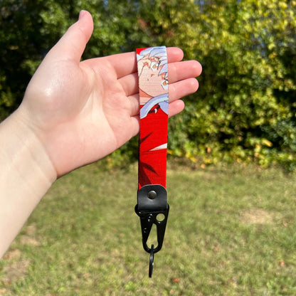 Crimson Robe Fighter Keychain Strap
