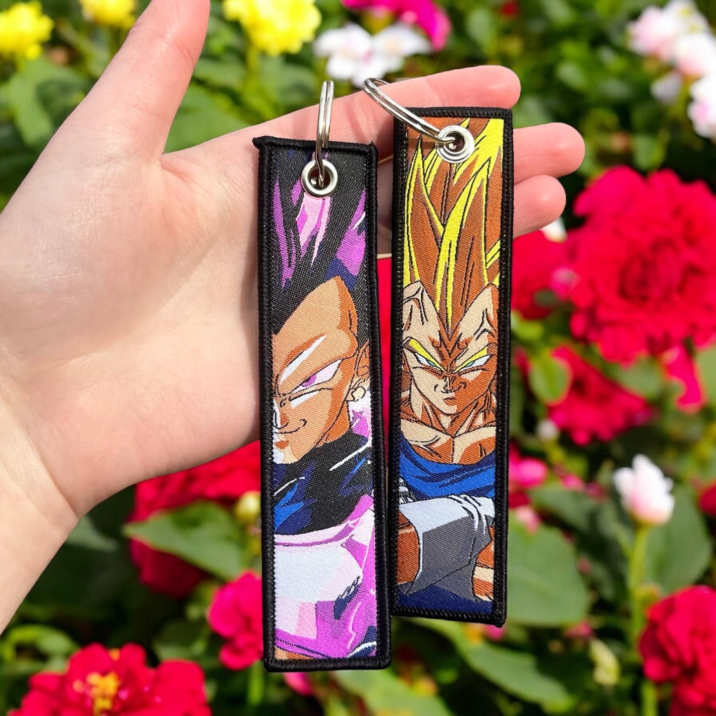 Dual Form Embroidered Keychain