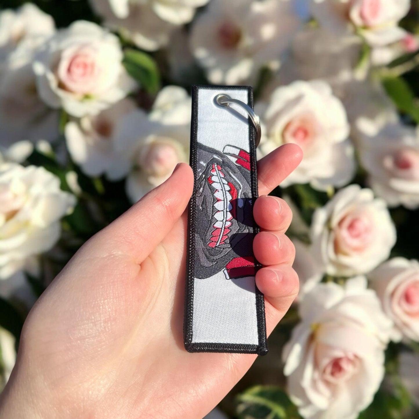 Half-Ghoul Hero Embroidered Keychain