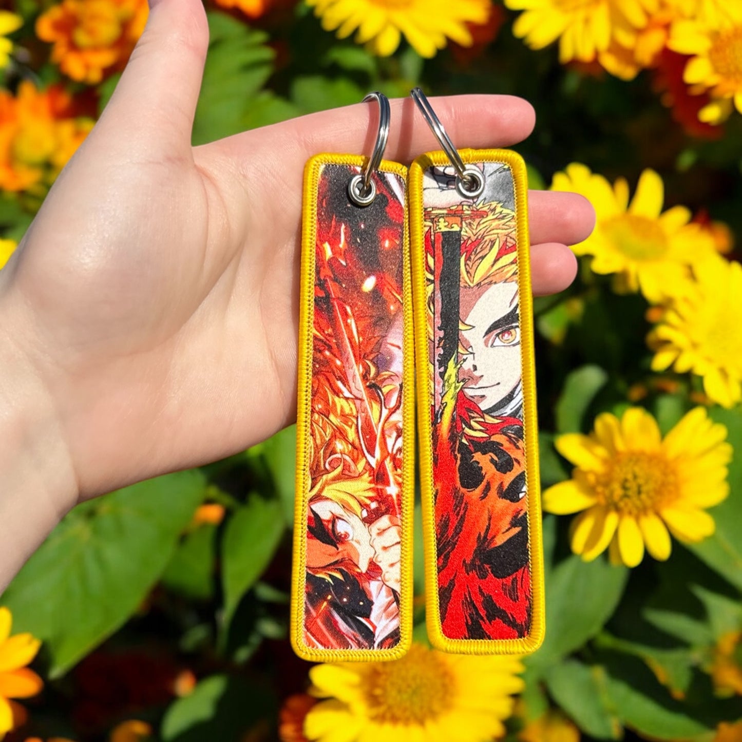 Unyielding Flame Keychain