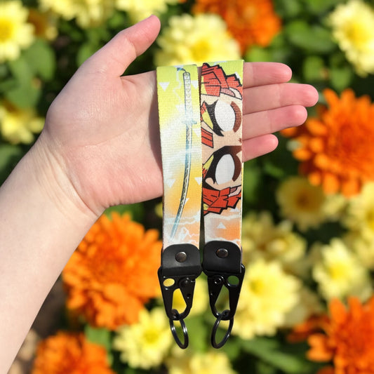 Golden Bolt Keychain Strap