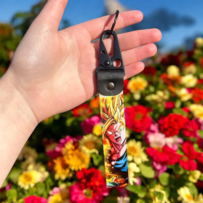 Yellow Hair Fighters Keychain Strap