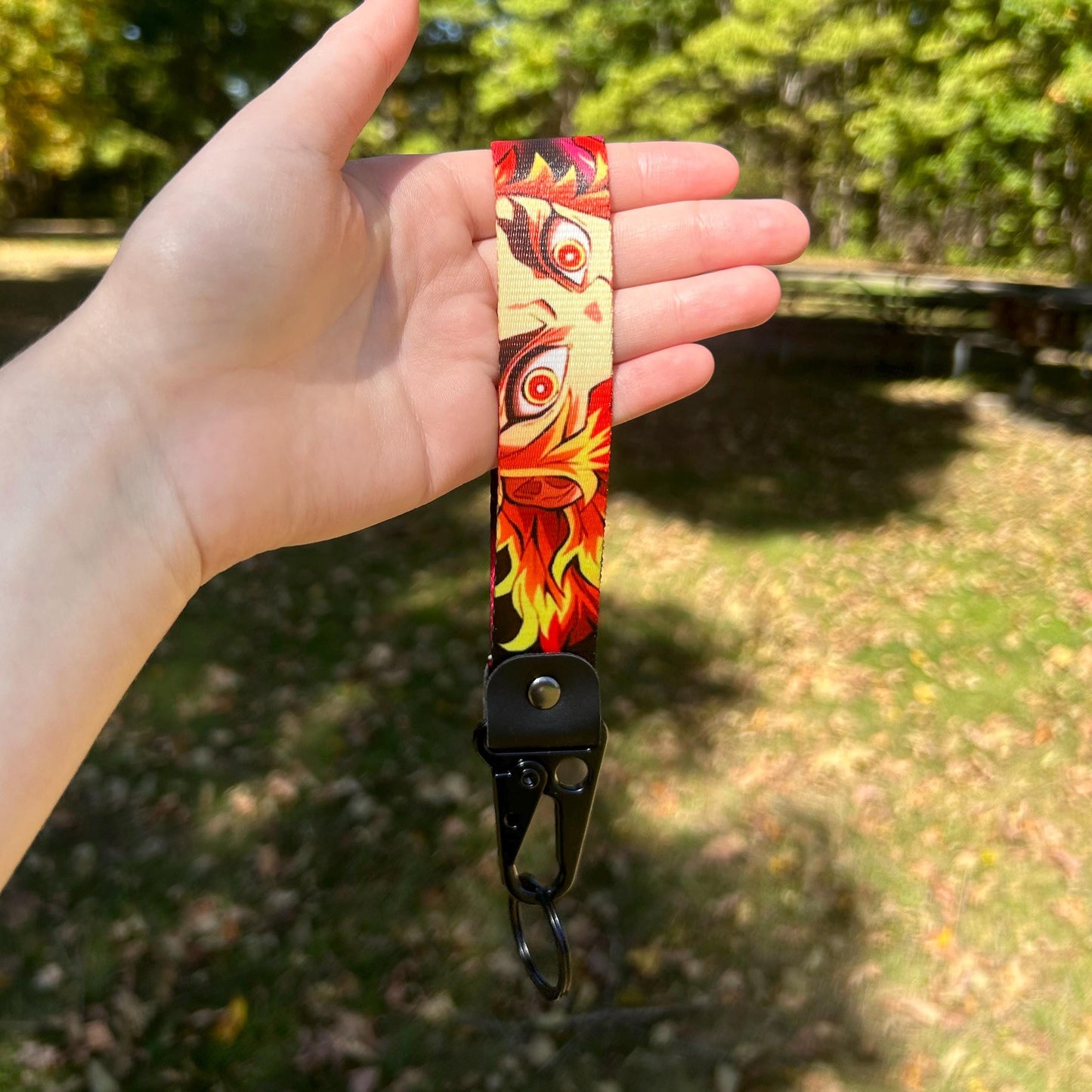 Blazing Spirit Warrior Keychain Strap