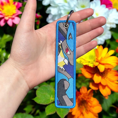 Aura Guardian Embroidered Keychain