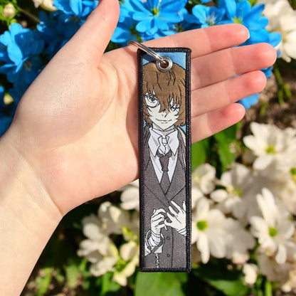 Bandaged Detective Embroidered Keychain