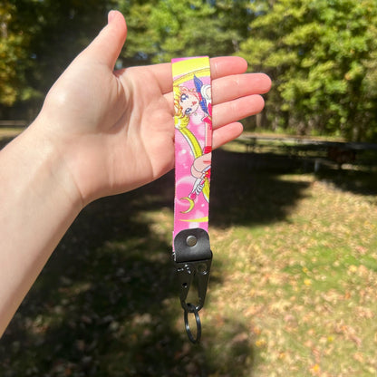 Moonlight Guardian Keychain Strap