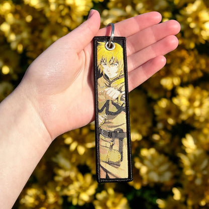Vengeful Viking Embroidered Keychain