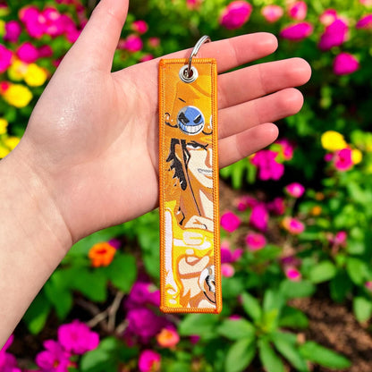 Burning Spirit Embroidered Keychain