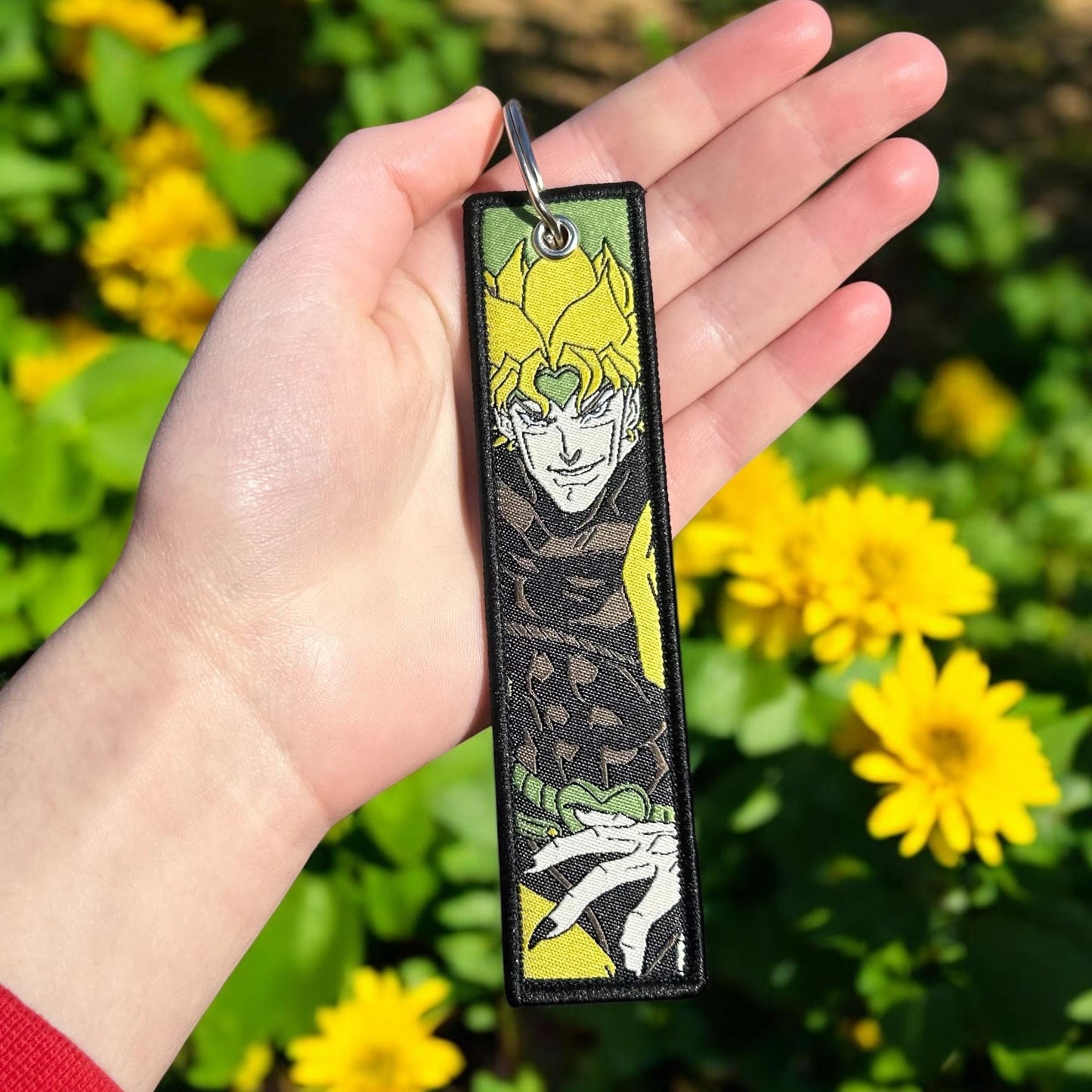 Vampiric Overlord Embroidered Keychain