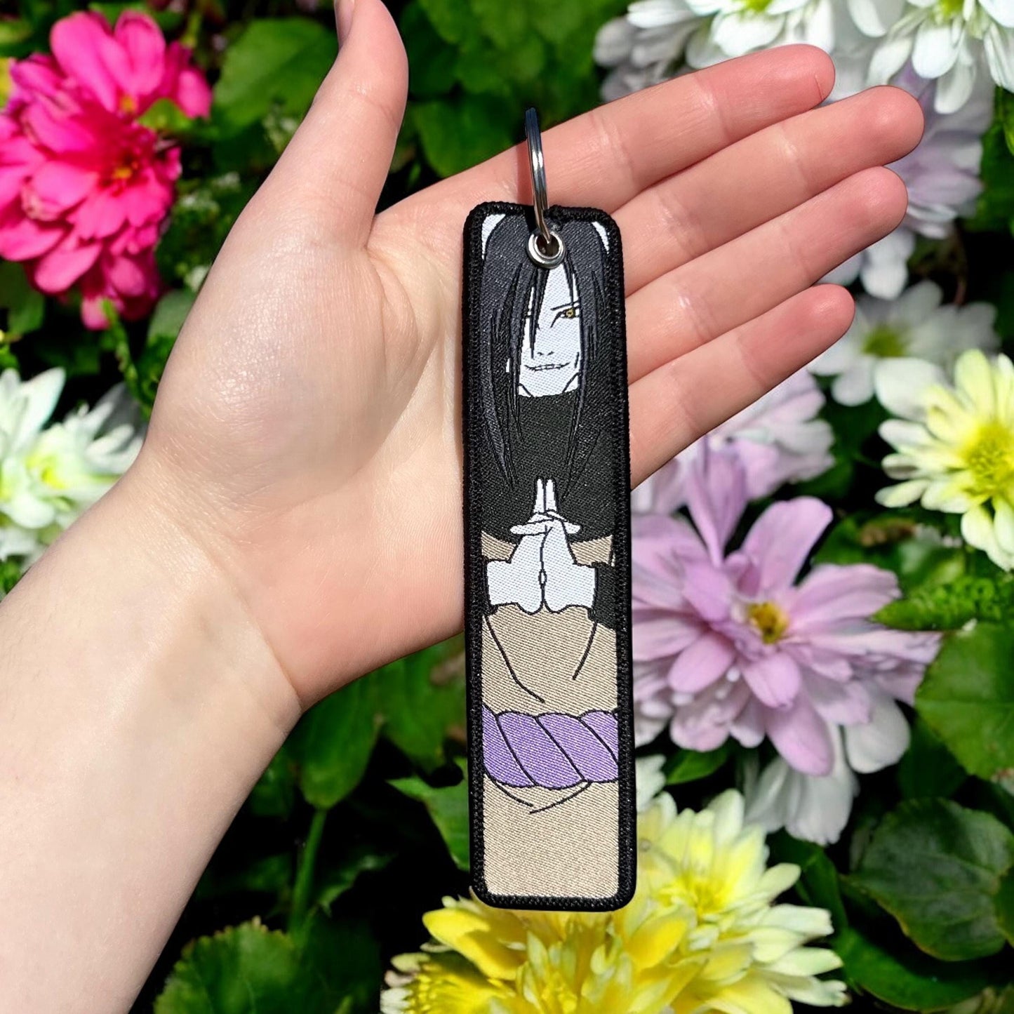 Cunning Snake Master Embroidered Keychain