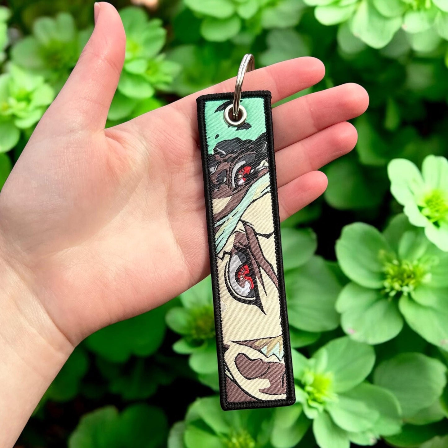 Stone Age Innovator Embroidered Keychain