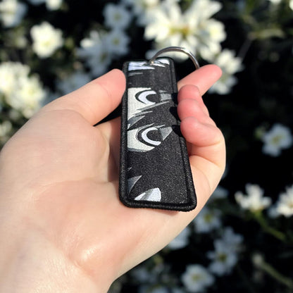 Justice & Chaos Embroidered Keychain