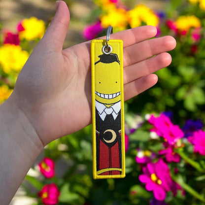 Mischievous Mentor Embroidered Keychain
