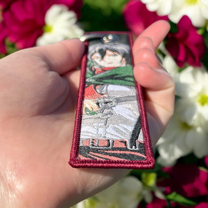 Loyal Heroine Embroidered Keychain