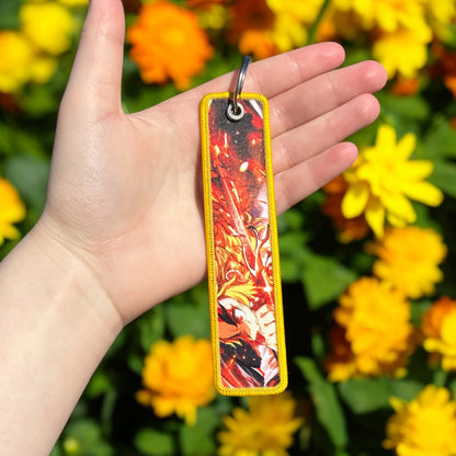 Unyielding Flame Keychain