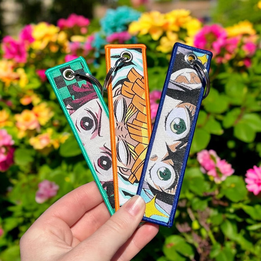 Blades of Courage Embroidered Keychain Bundle