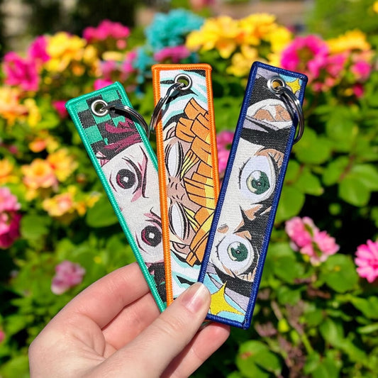 Blades of Courage Embroidered Keychain Bundle