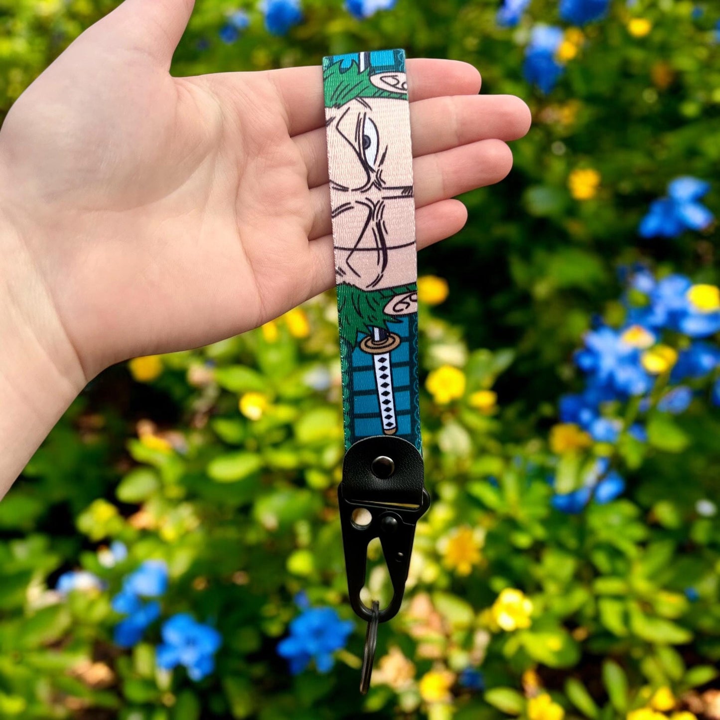 One-Eyed Swordsman Keychain Strap