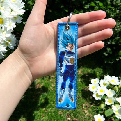 Blue Aura Hero Keychain