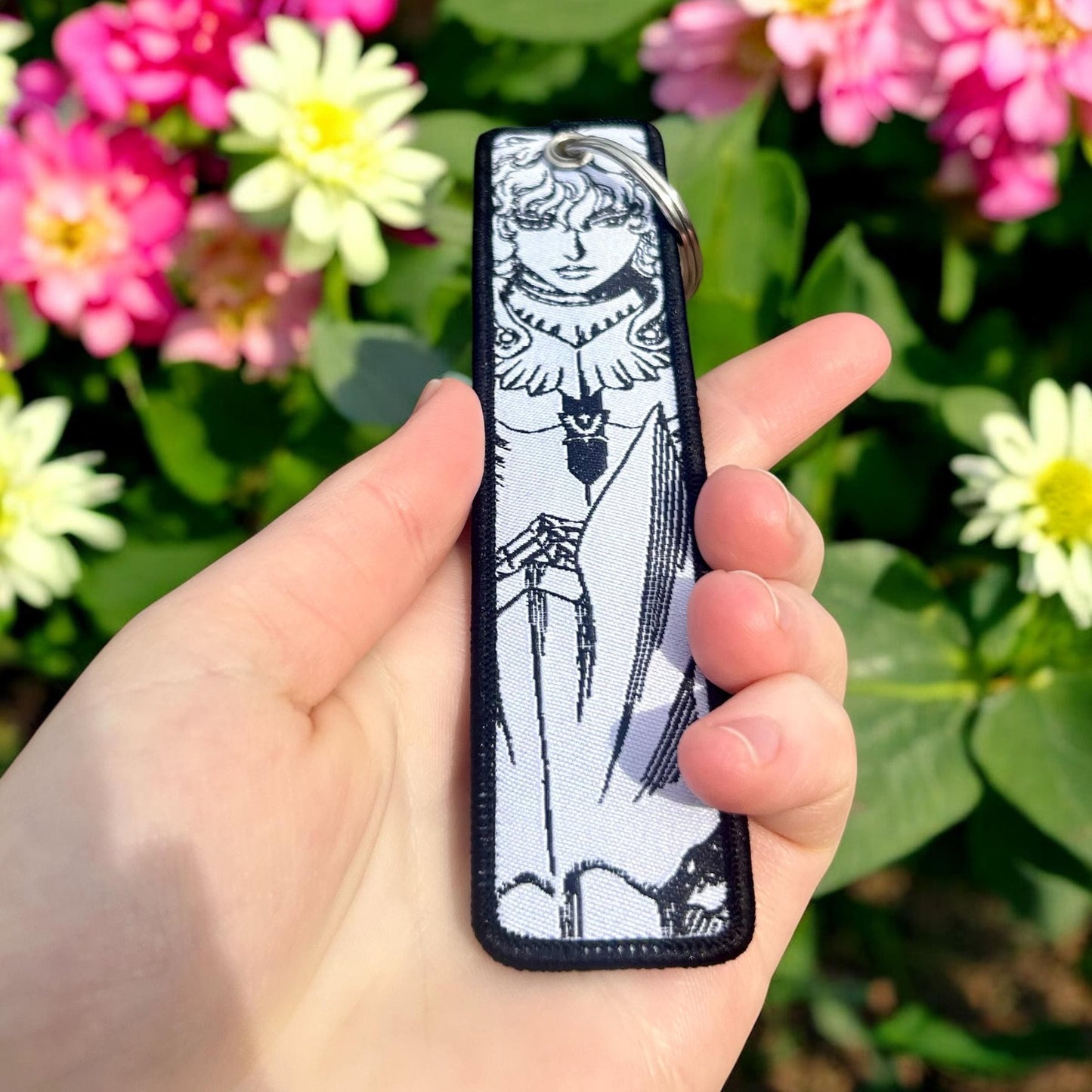 Eclipse Duo Embroidered Keychain