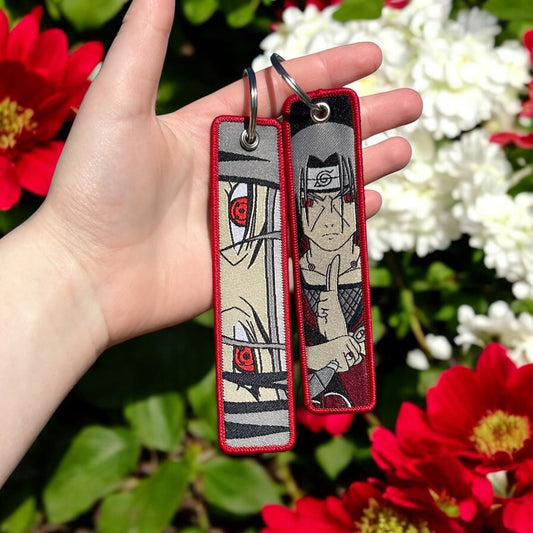 Crows of Dusk Embroidered Keychain