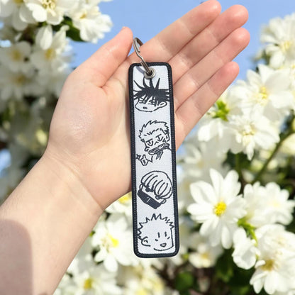 Cursed Cuties Embroidered Keychain